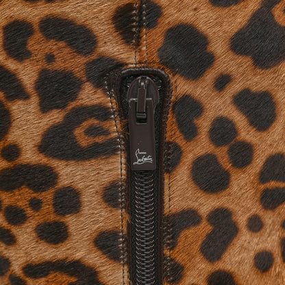 Christian Louboutin Pony Hair Morgan 70 Over The Knee Boots 38 Leopard 10 of 10
