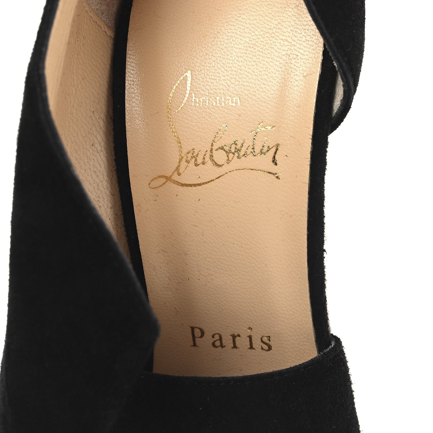 Christian Louboutin Veau Velours Verita 150 Pumps 37.5 Black 8 of 8