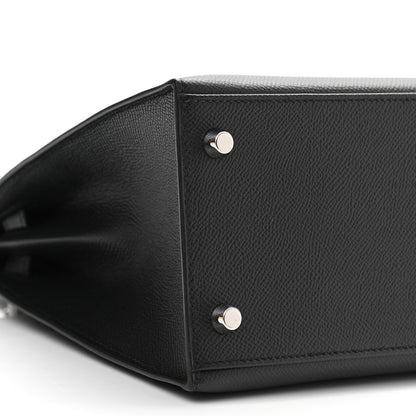 Hermes Epsom Kelly Sellier 28 Black 9 of 11