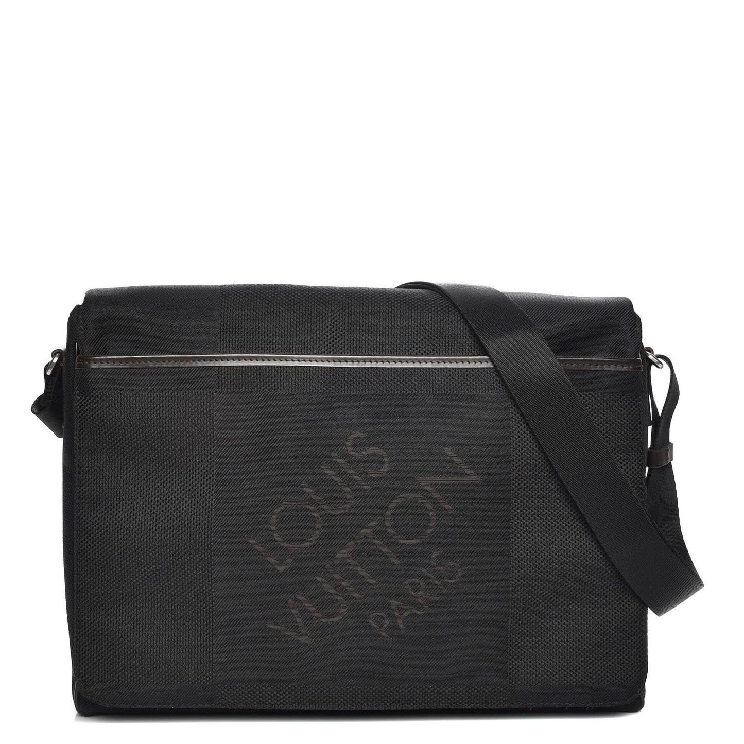 Damier Geant Messenger Bag Black