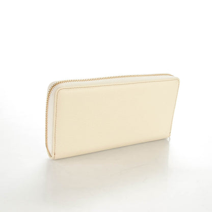 Gucci Pebbled Calfskin Soho Zip Around Wallet Off White 3 of 7