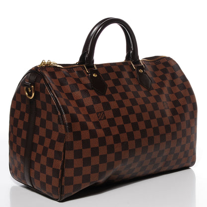 Louis Vuitton Damier Ebene Speedy Bandouliere 35 3 of 10