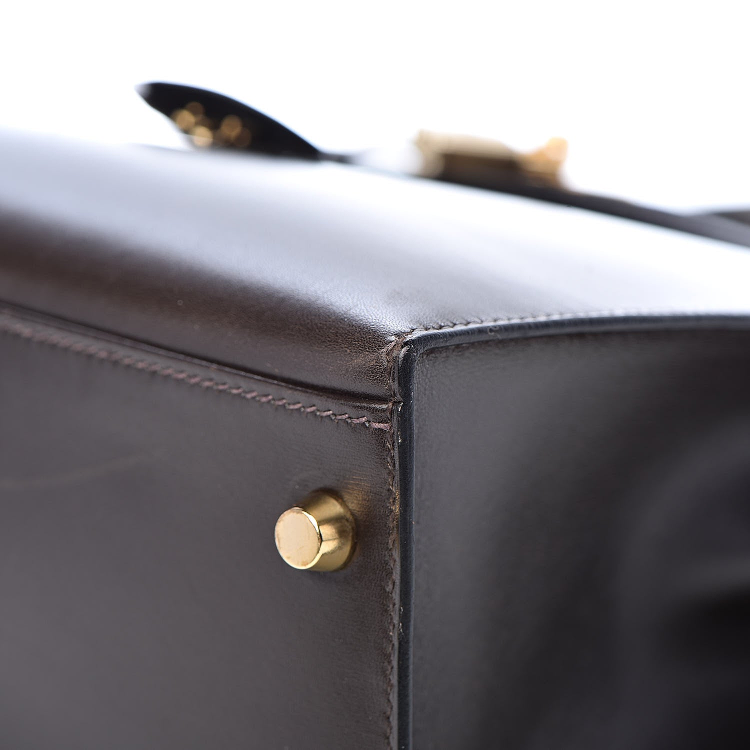 Hermes Box Kelly Sellier 35 Chocolate 32 of 44