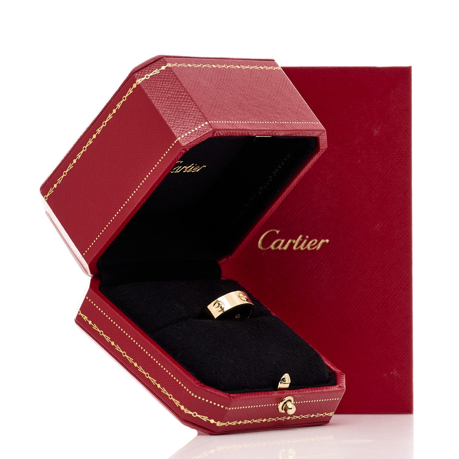 Cartier 18K Yellow Gold 5.5mm LOVE Ring 52 6 5 of 5