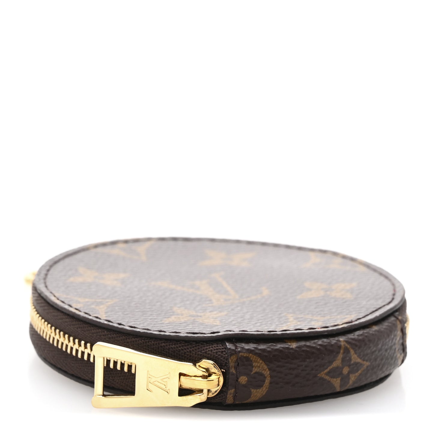 Monogram OnTheGo East West Round Coin Purse Red