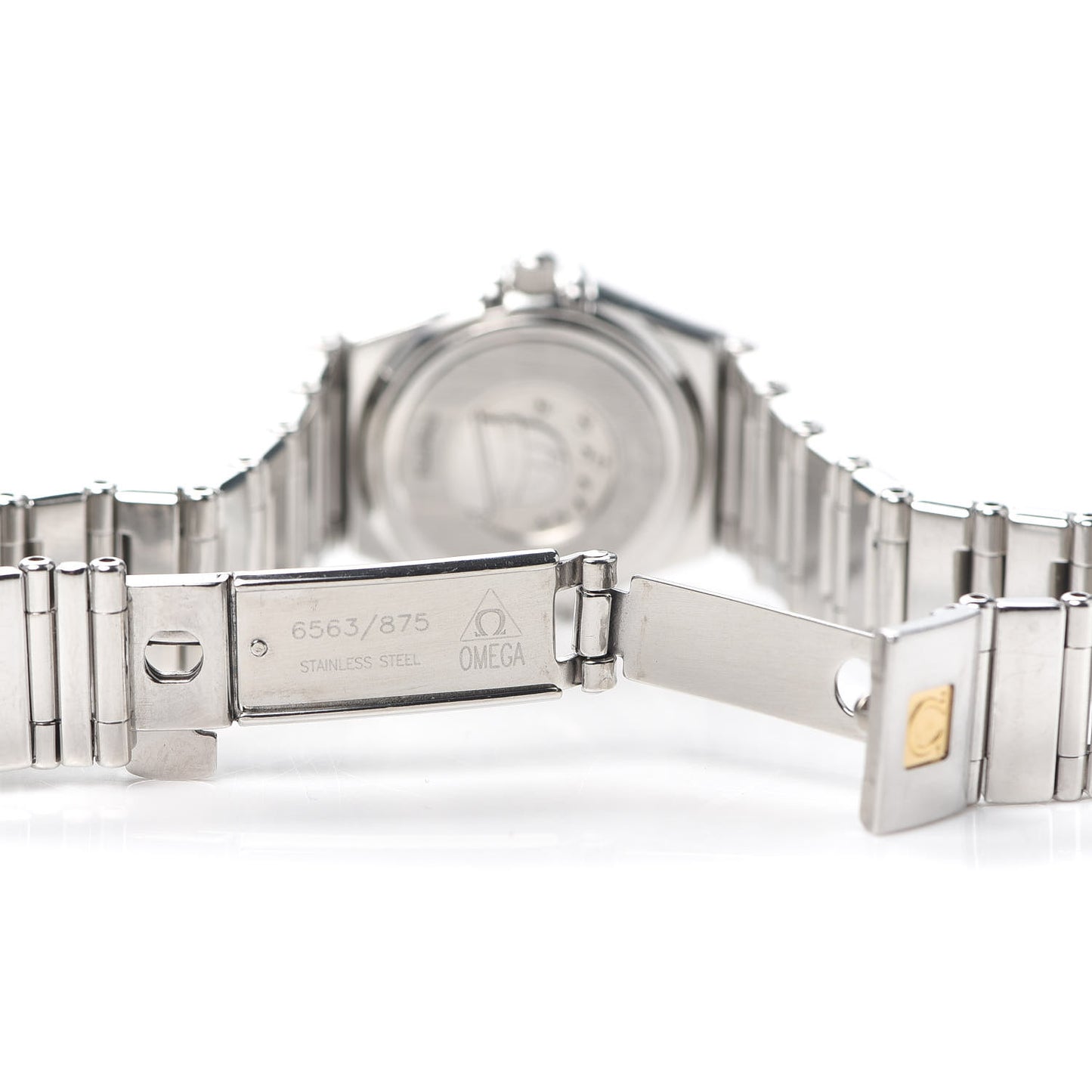 Stainless Steel Diamond Bezel Mother of Pearl 22mm Constellation My Choice Quartz Watch 1465.71.00