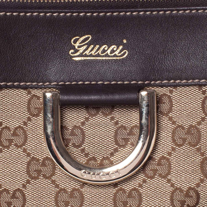 Gucci Monogram D Gold Tote Ebony 5 of 9