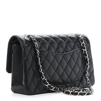 Chanel Caviar Quilted Medium Double Flap Black 3 of 9