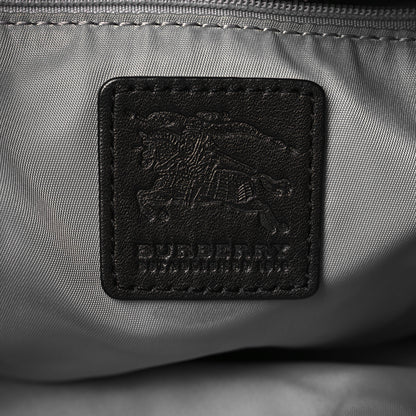 Burberry Nylon Tonal Check Buckleigh Packable Tote Black 6 of 9