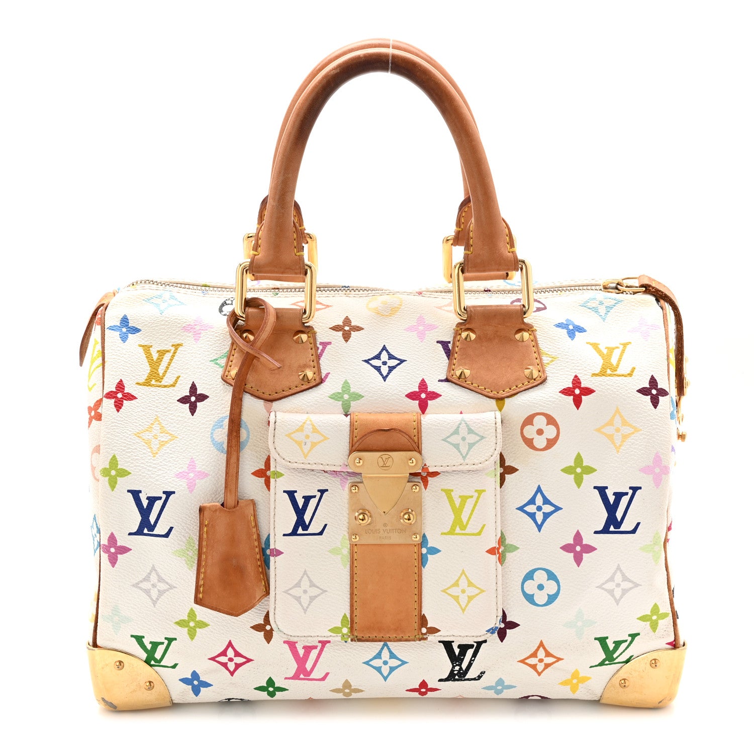 Louis Vuitton Monogram Multicolor Speedy 30 White 1 of 9