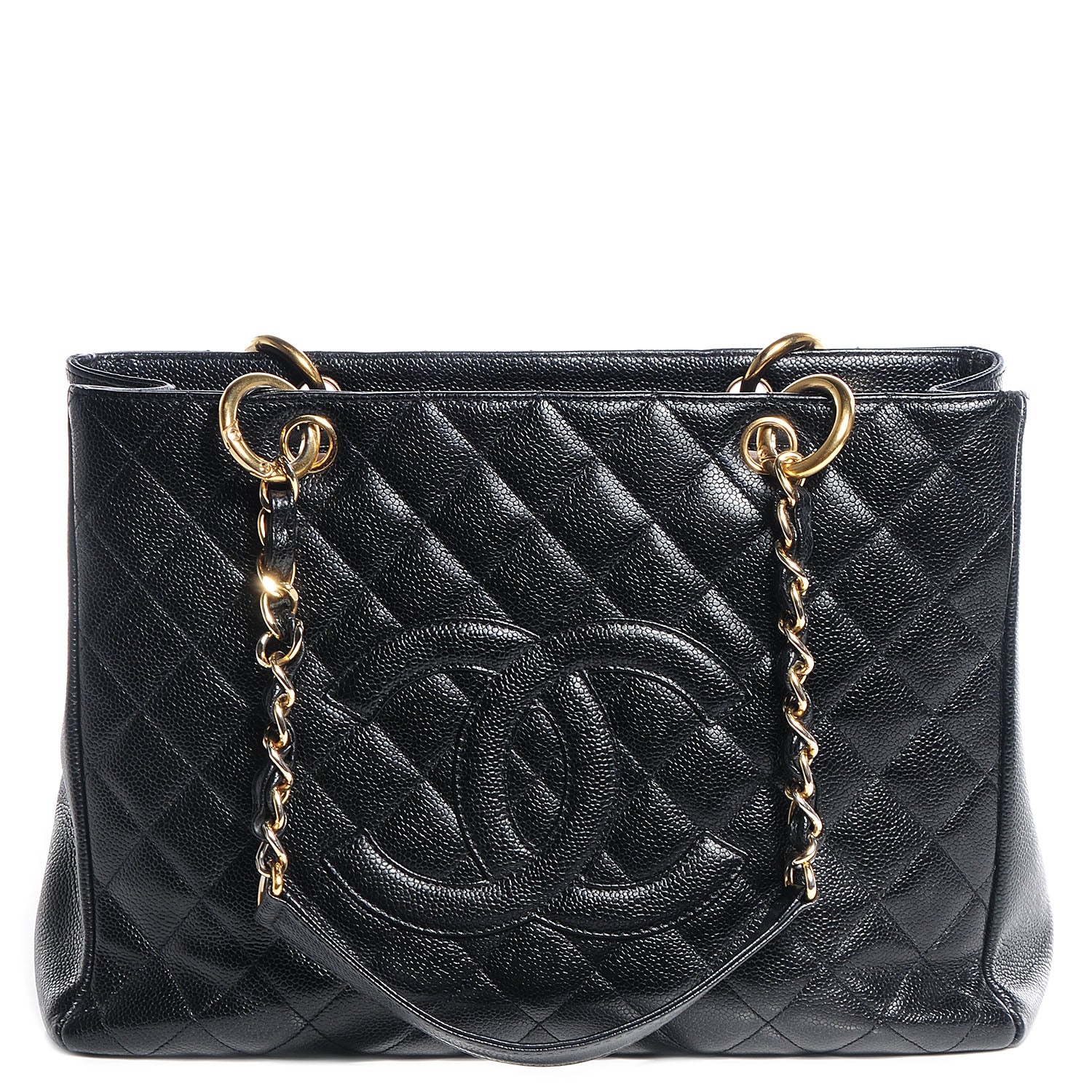 Chanel Caviar Grand Shopping Tote GST Black 1 of 7