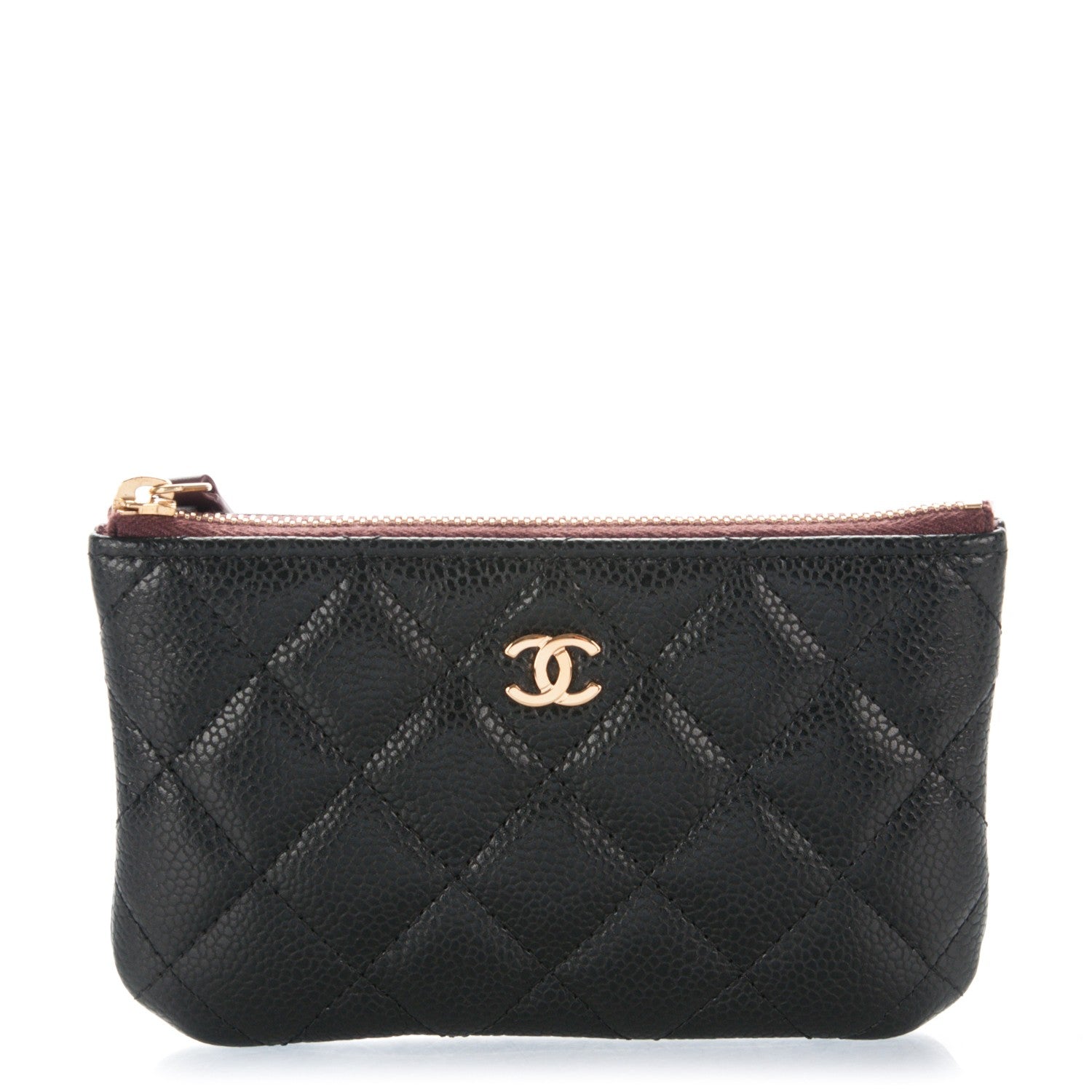 Chanel Caviar Quilted Small Cosmetic Case Black 1 of 7
