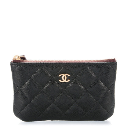 Chanel Caviar Quilted Small Cosmetic Case Black 1 of 7