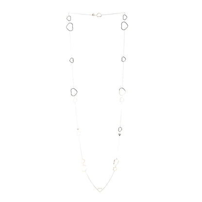 Chopard 18K Rose Gold Diamond Happy Hearts Sautoir Necklace 3 of 6
