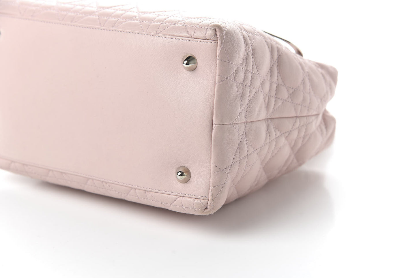 Lambskin Cannage Small Soft Lady Dior Light Pink