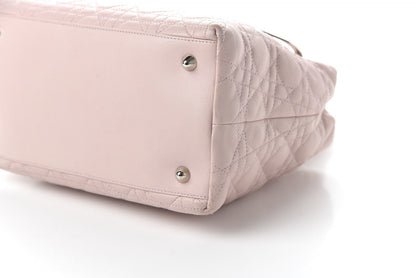 Christian Dior Lambskin Cannage Small Soft Lady Dior Light Pink 7 of 11