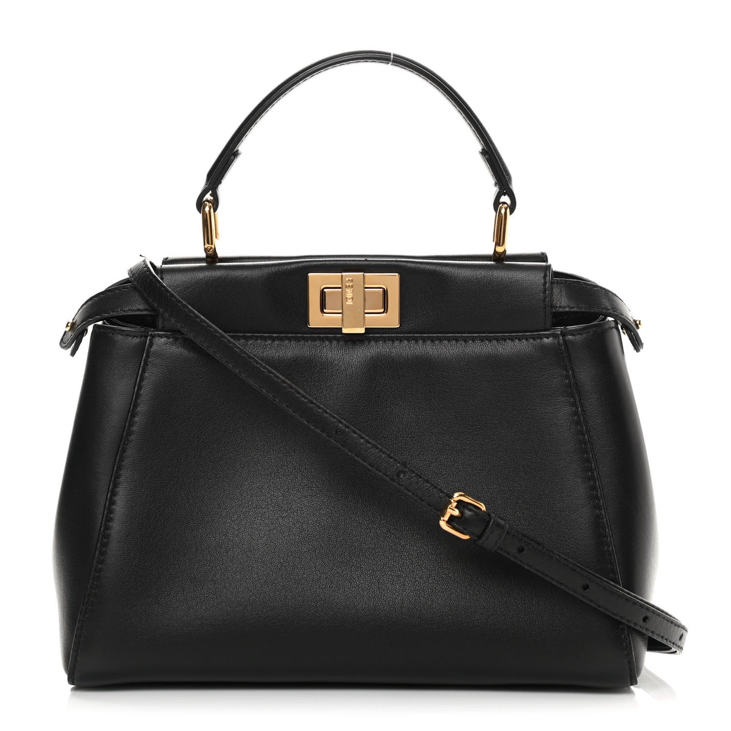 Nappa Mini Peekaboo Iconic Satchel Black
