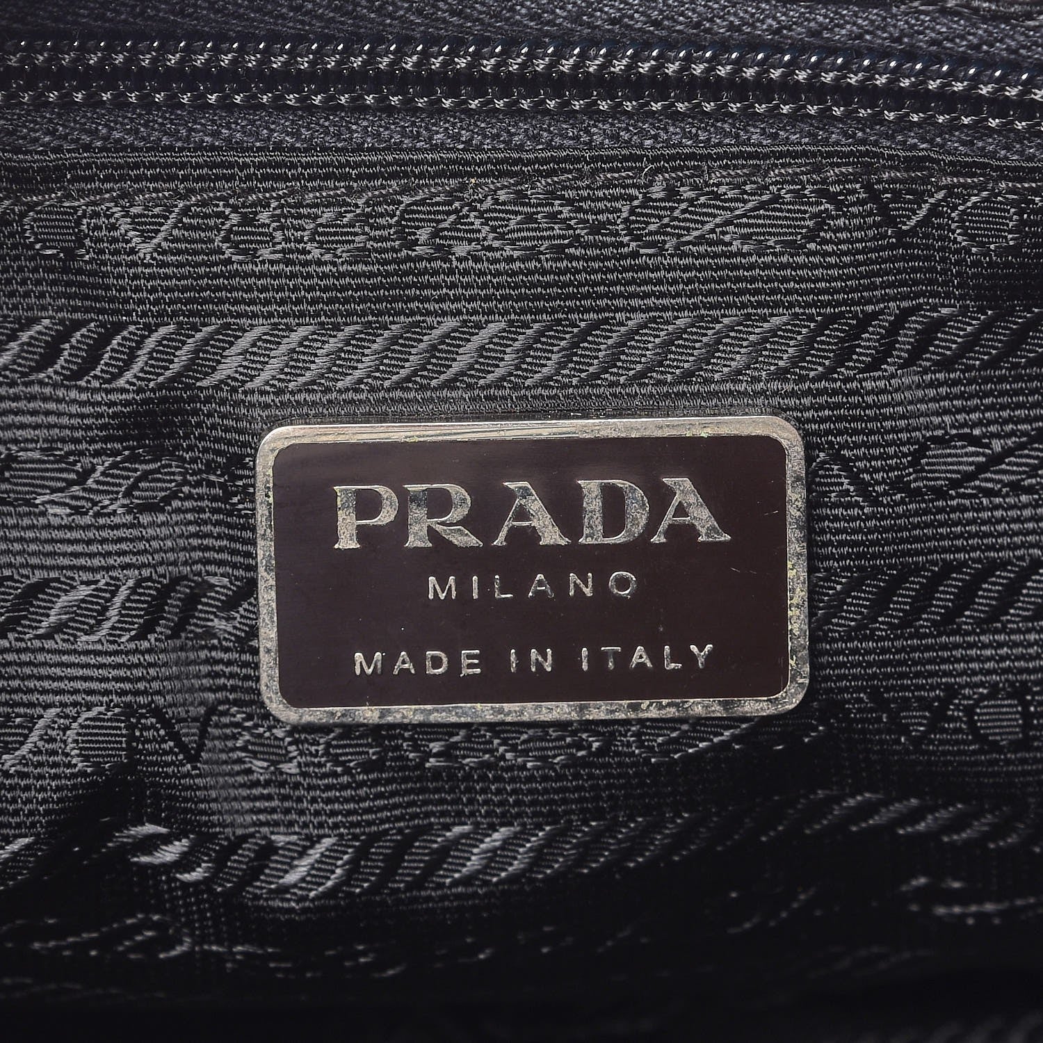 Prada Nylon Vela Messenger Bag Black 6 of 9