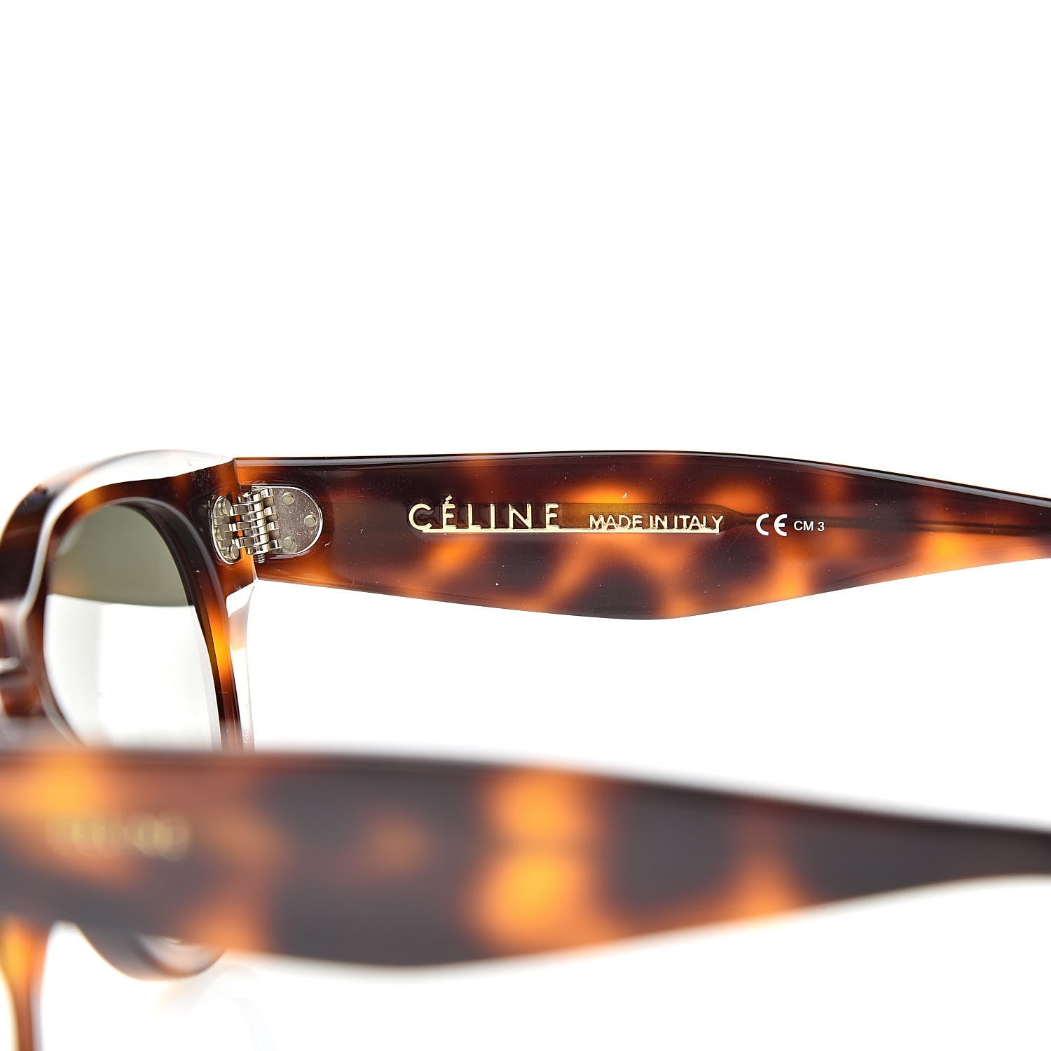 Celine Thin Preppy Sunglasses CL 41049/S Havana 6 of 6