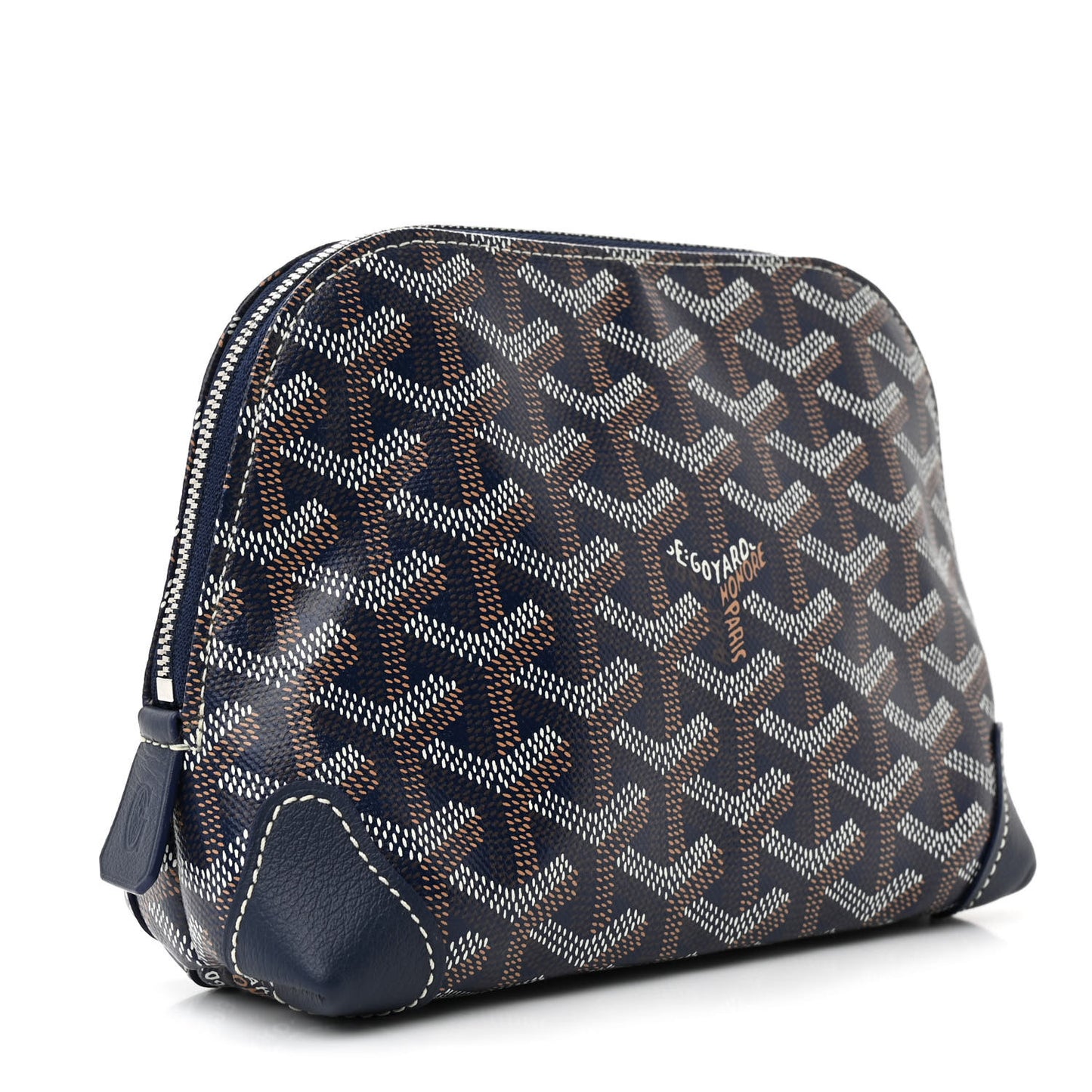 Goyardine Vendome Toiletry Pouch Navy