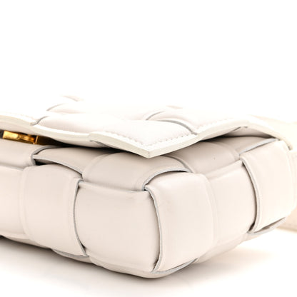 Bottega Veneta Nappa Maxi Intreccio Small Padded Cassette Crossbody Bag White 10 of 10