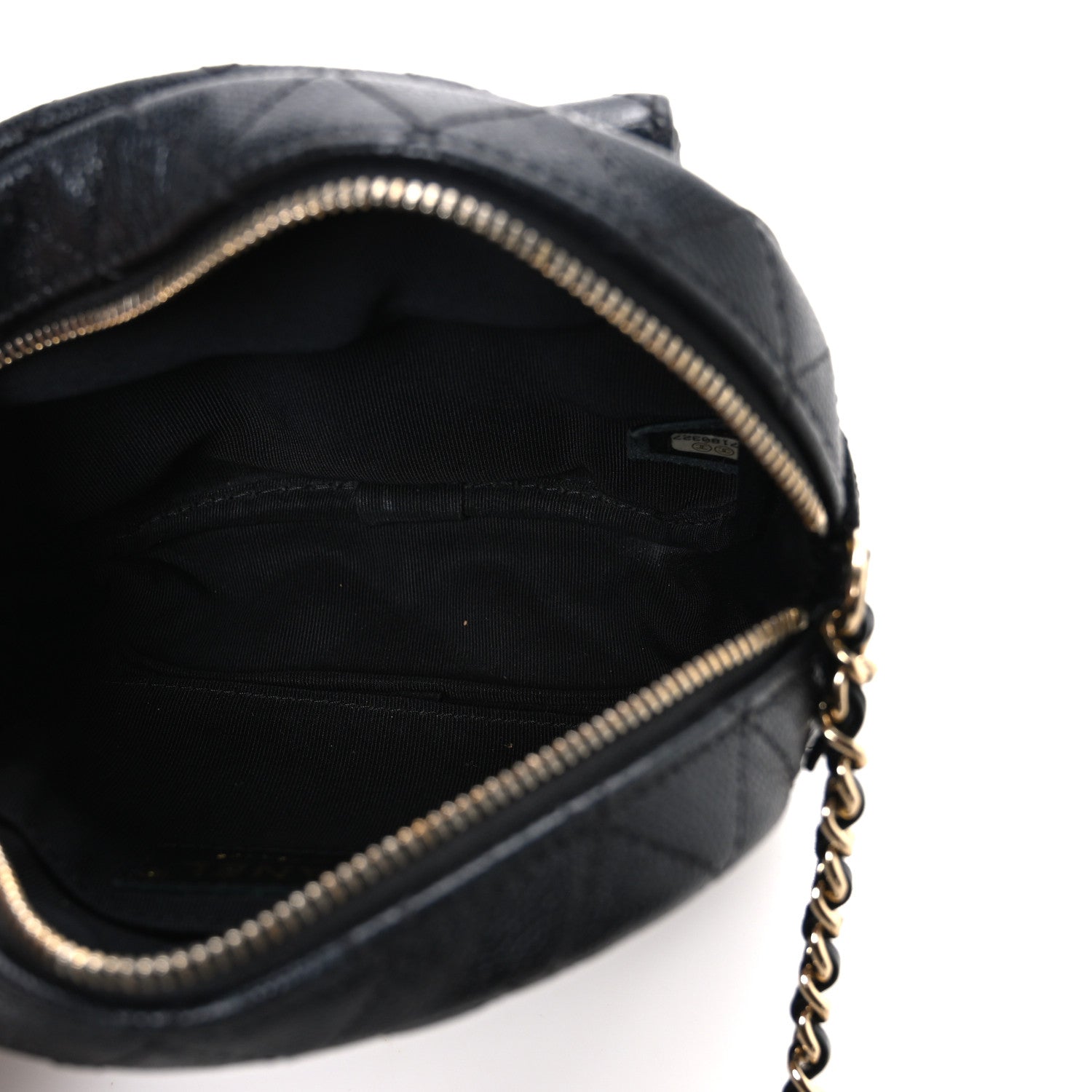 Chanel Caviar Quilted CC Day Camera Case Black 5 of 11