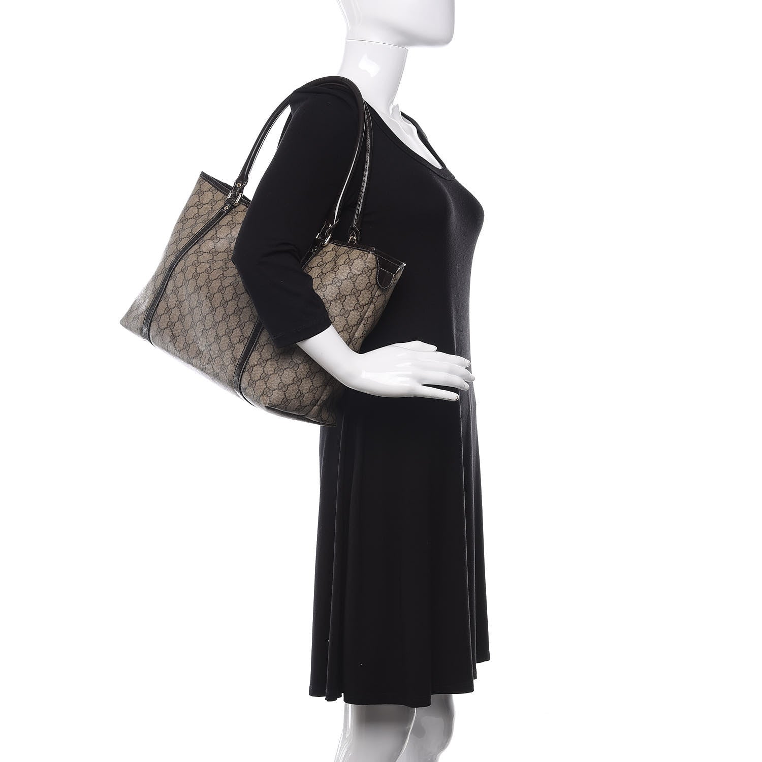 Gucci GG Plus Monogram Medium Joy Tote Brown 2 of 17