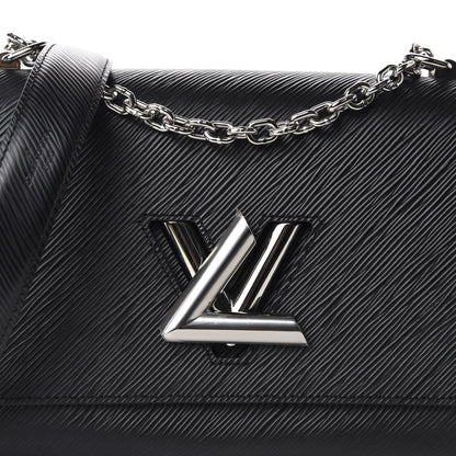 Louis Vuitton Epi Twist Shoulder Bag MM Black 9 of 10