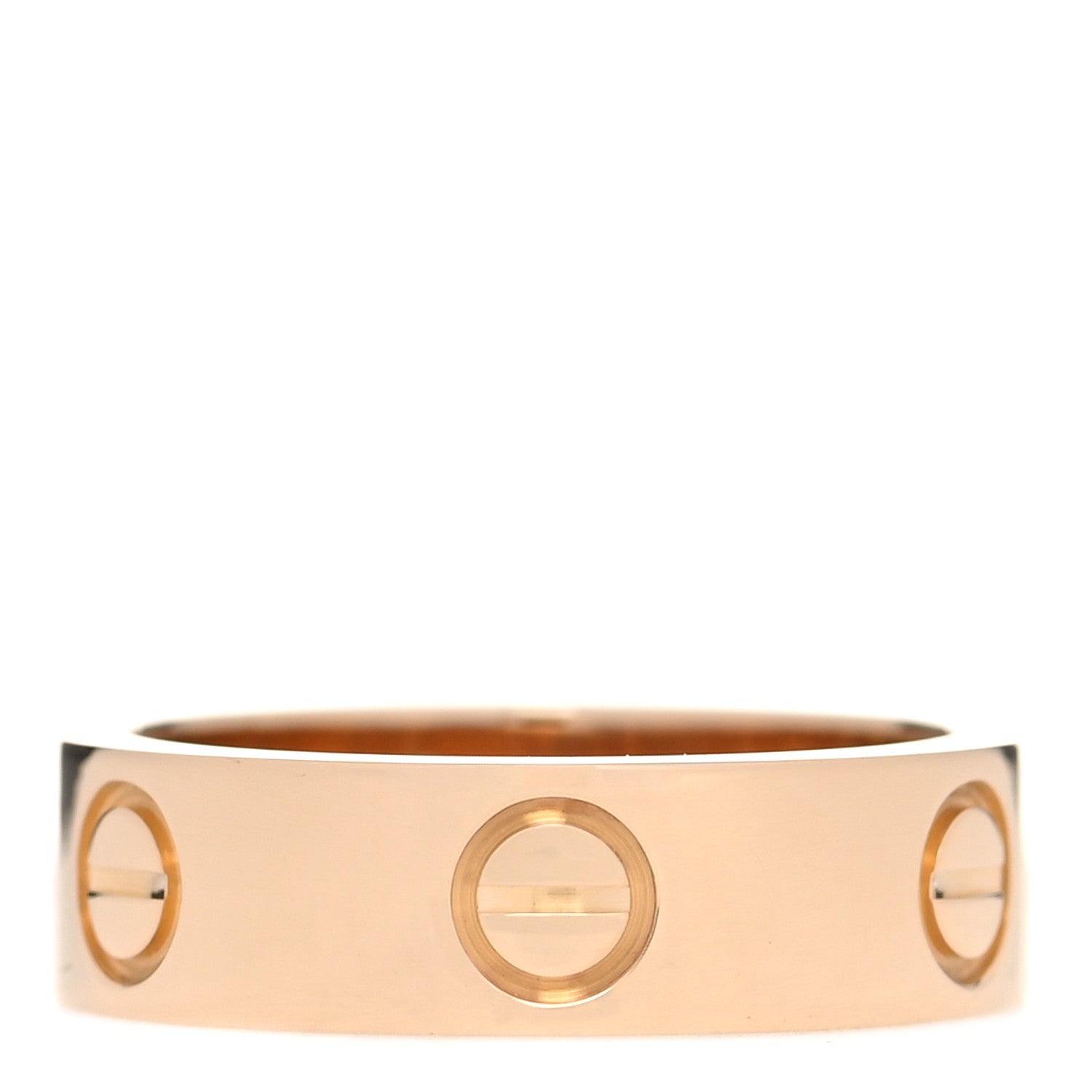 Cartier 18K Yellow Gold 5.5mm LOVE Ring 51 5.75 1 of 5