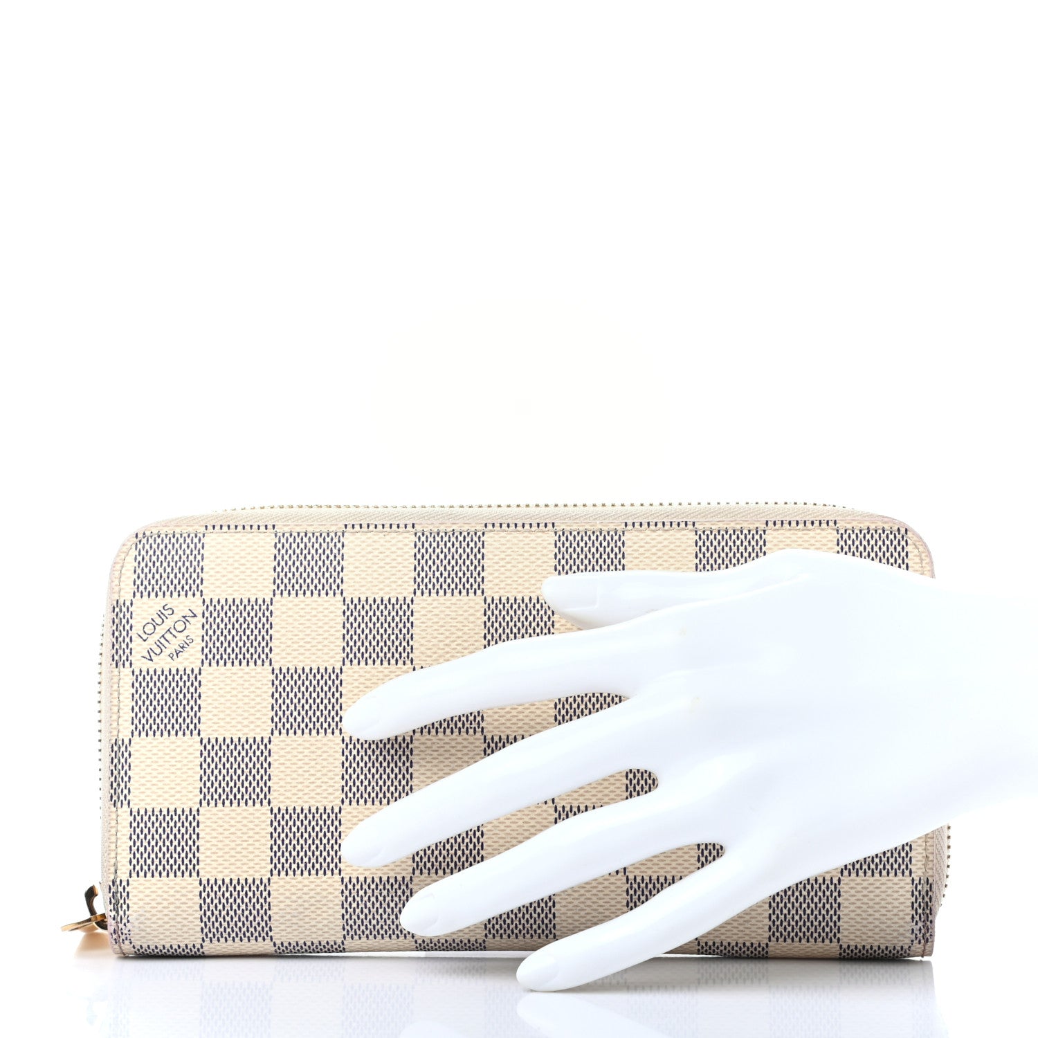Louis Vuitton Damier Azur Zippy Wallet 2 of 9