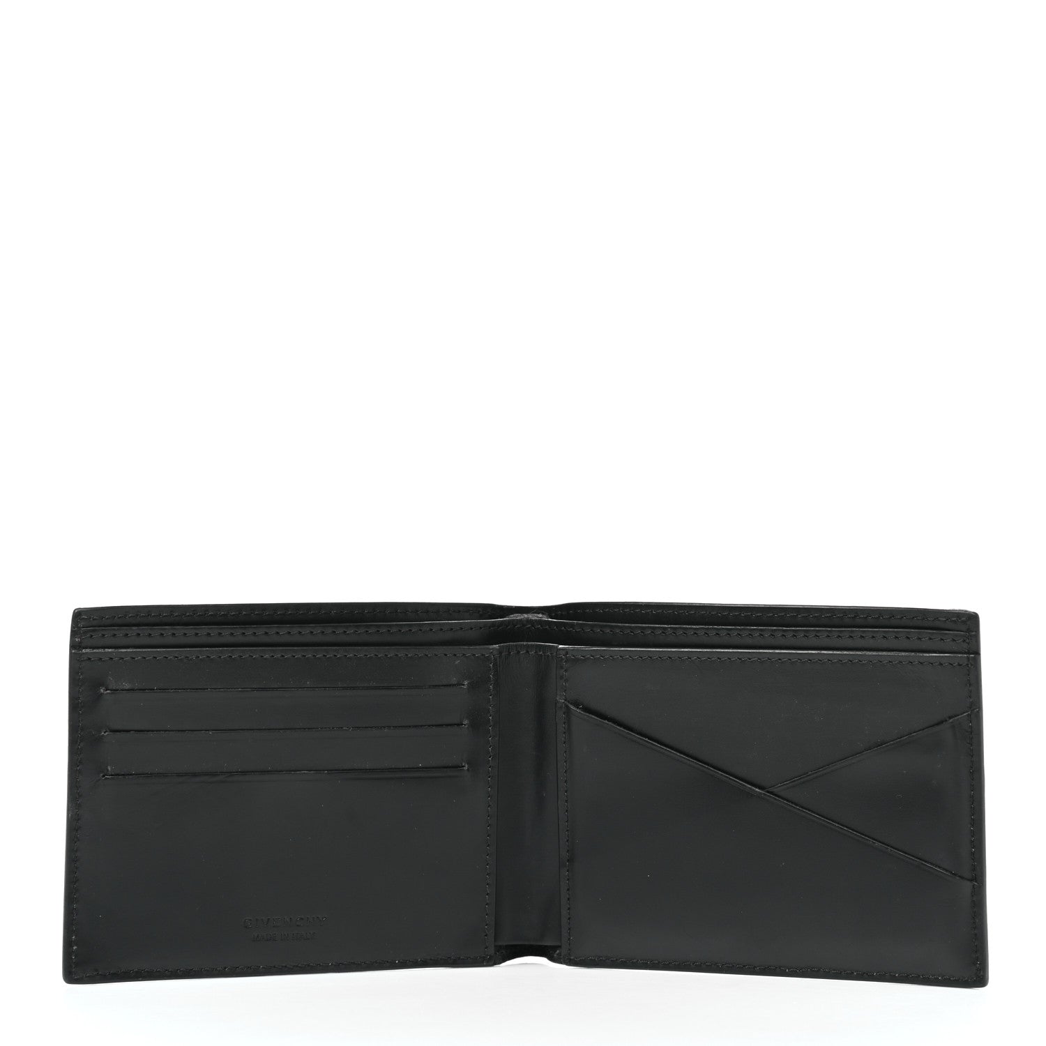 Givenchy Calfskin Logo Bi-Fold Wallet Black 5 of 8
