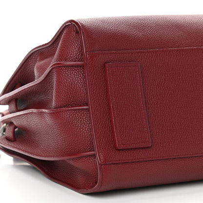 Saint Laurent Grained Calfskin Small Supple Sac De Jour Dark Pallisandre 8 of 10