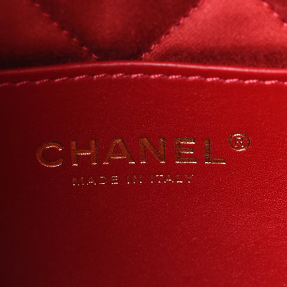 Chanel Shiny Calfskin Quilted Mini Chanel 22 Red 6 of 10