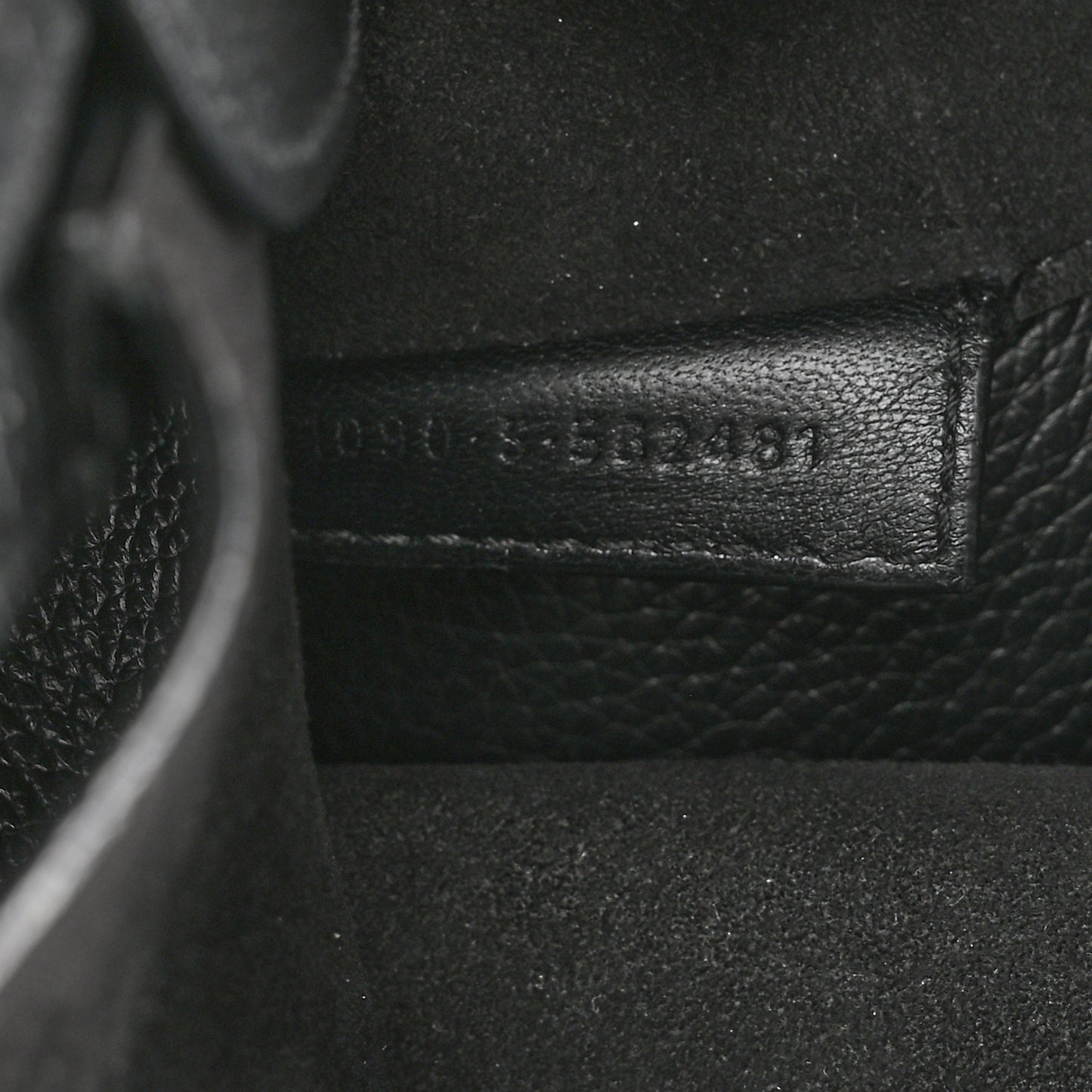 Calfskin Logo Embossed Small Tool 2.0 North-South Tote Black