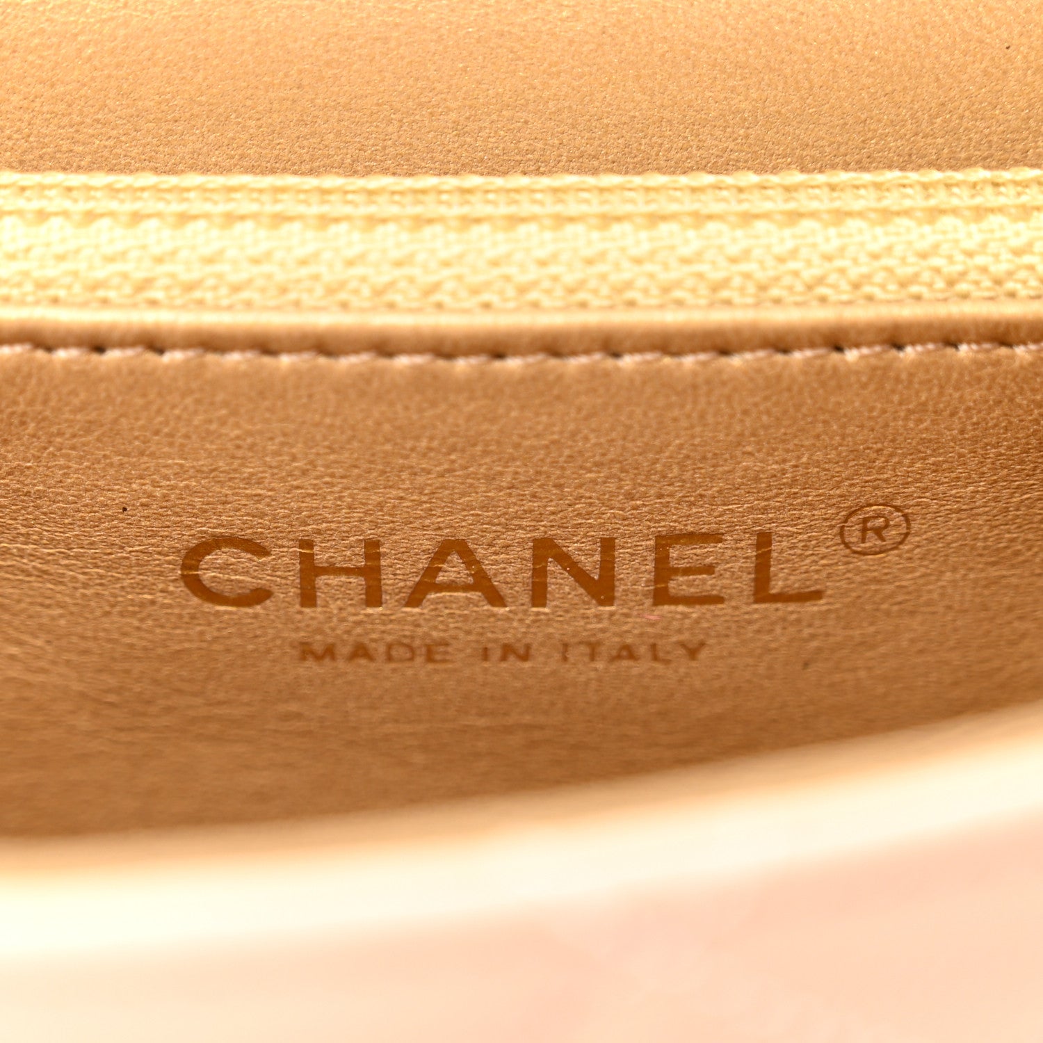 Chanel Goatskin Quilted Small Chic Pearls Flap Beige 6 of 10