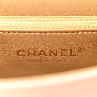 Chanel Goatskin Quilted Small Chic Pearls Flap Beige 6 of 10