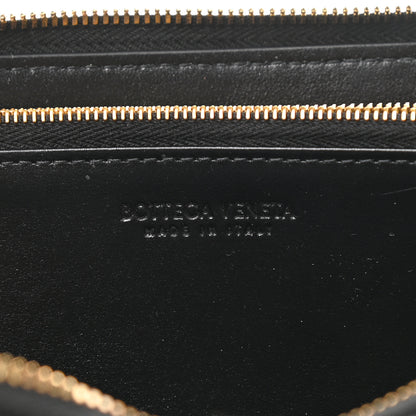 Bottega Veneta Nappa Maxi Intrecciato Zip Around Wallet Black 6 of 8