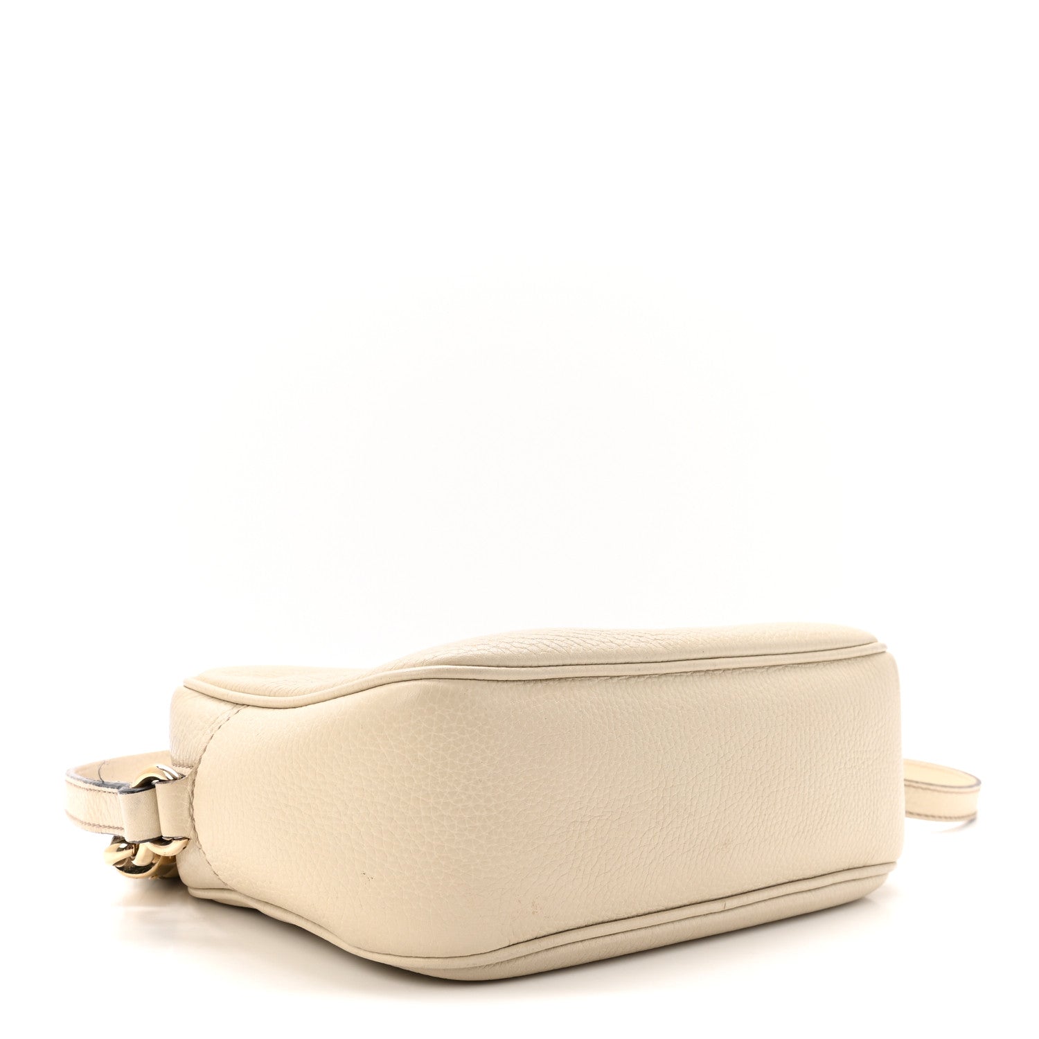 Gucci Pebbled Calfskin Small Soho Disco Bag Off White 4 of 10