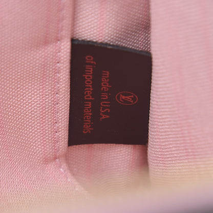 Louis Vuitton Damier Ebene Neverfull MM GM Pochette Rose Ballerine 7 of 10