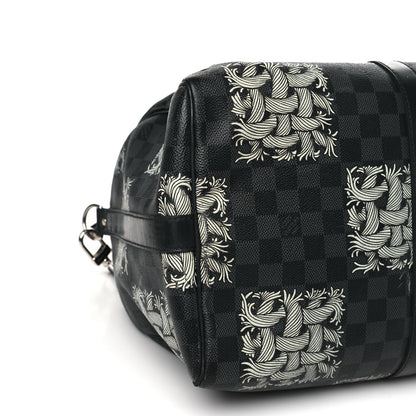Louis Vuitton Damier Graphite Nemeth Keepall Bandouliere 45 7 of 12