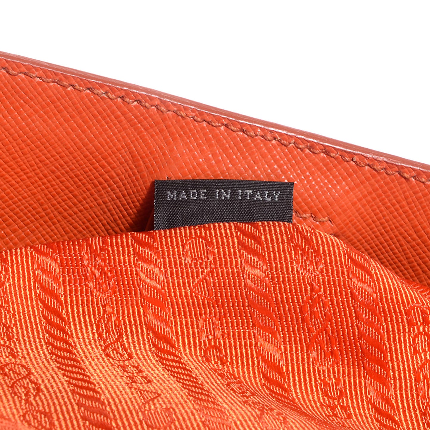 Saffiano Lux Medium Tote Papaya