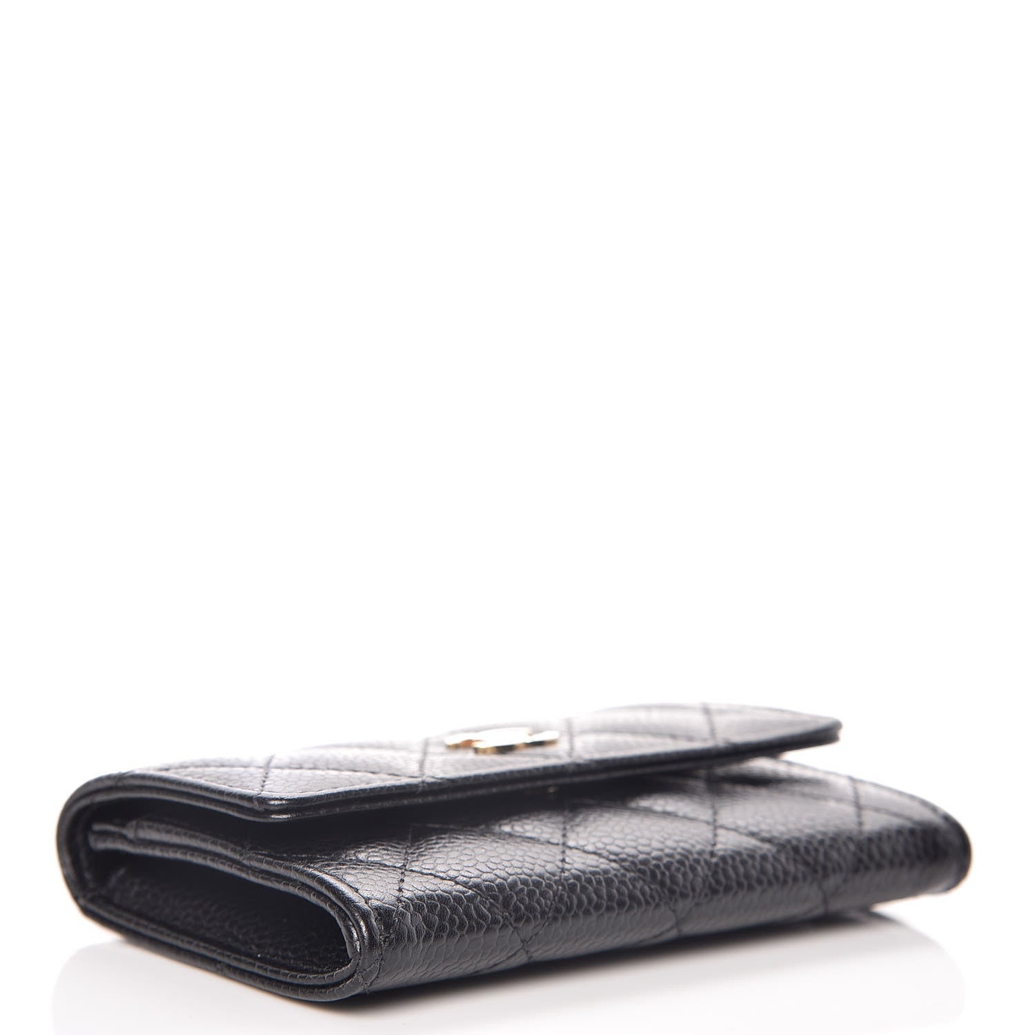 Chanel Caviar Quilted Flap Card Holder Black 4 of 11