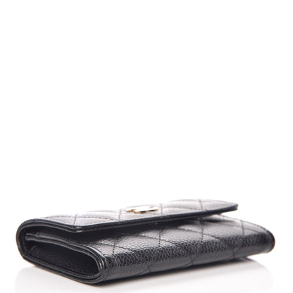 Chanel Caviar Quilted Flap Card Holder Black 4 of 11