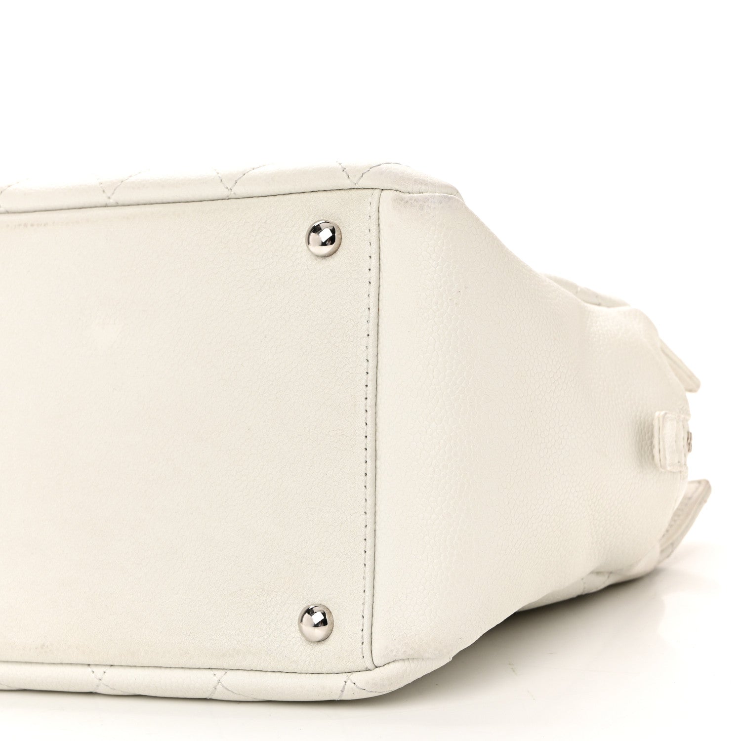 Chanel Caviar Quilted Petit Timeless Tote PTT White 11 of 11