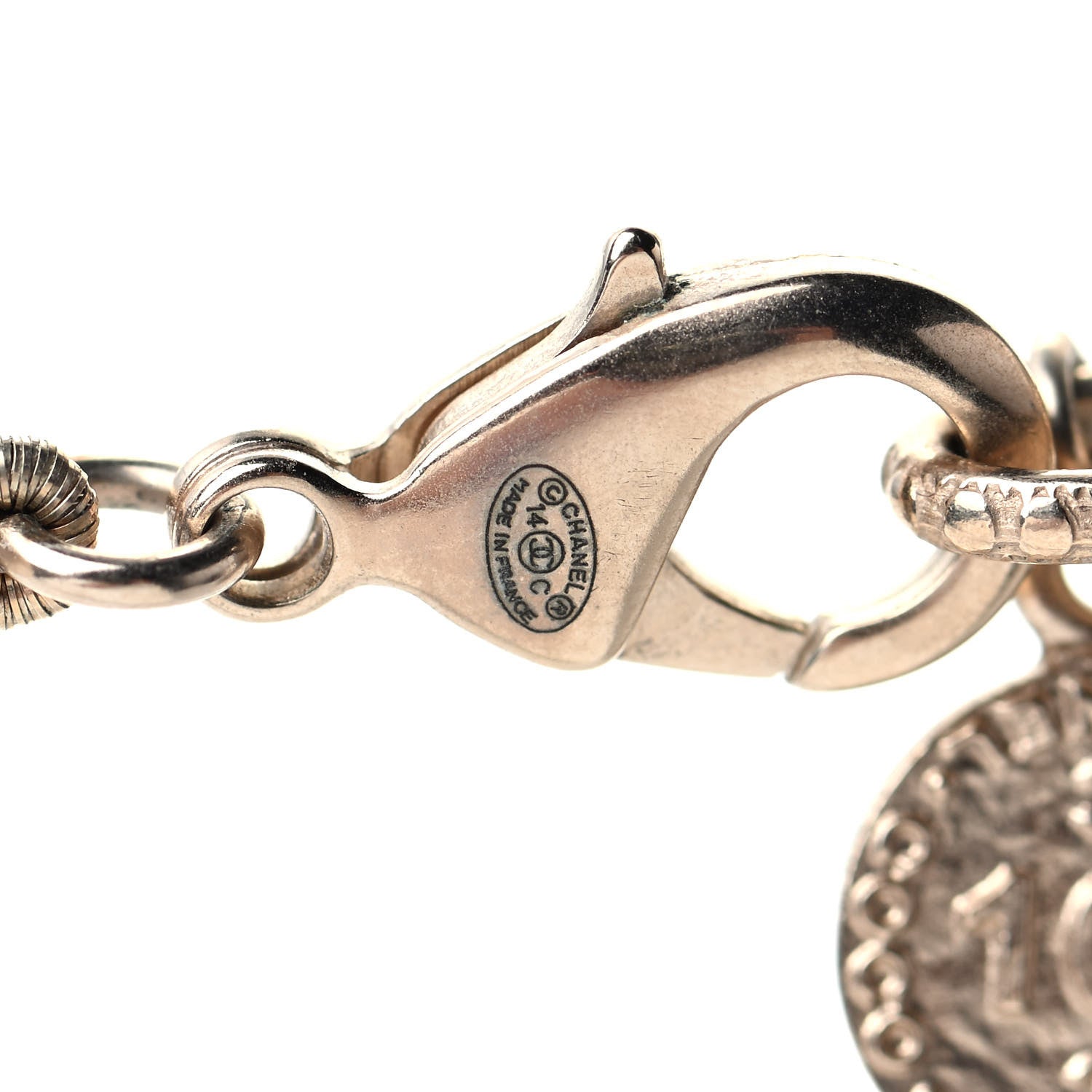 Chanel Graduated Pearl CC Long Necklace Gold 4 of 5