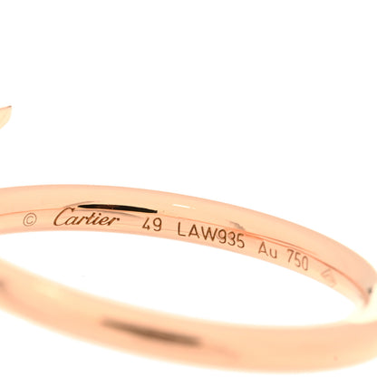 Cartier 18K Pink Gold Small Juste Un Clou Ring 49 5 4 of 4