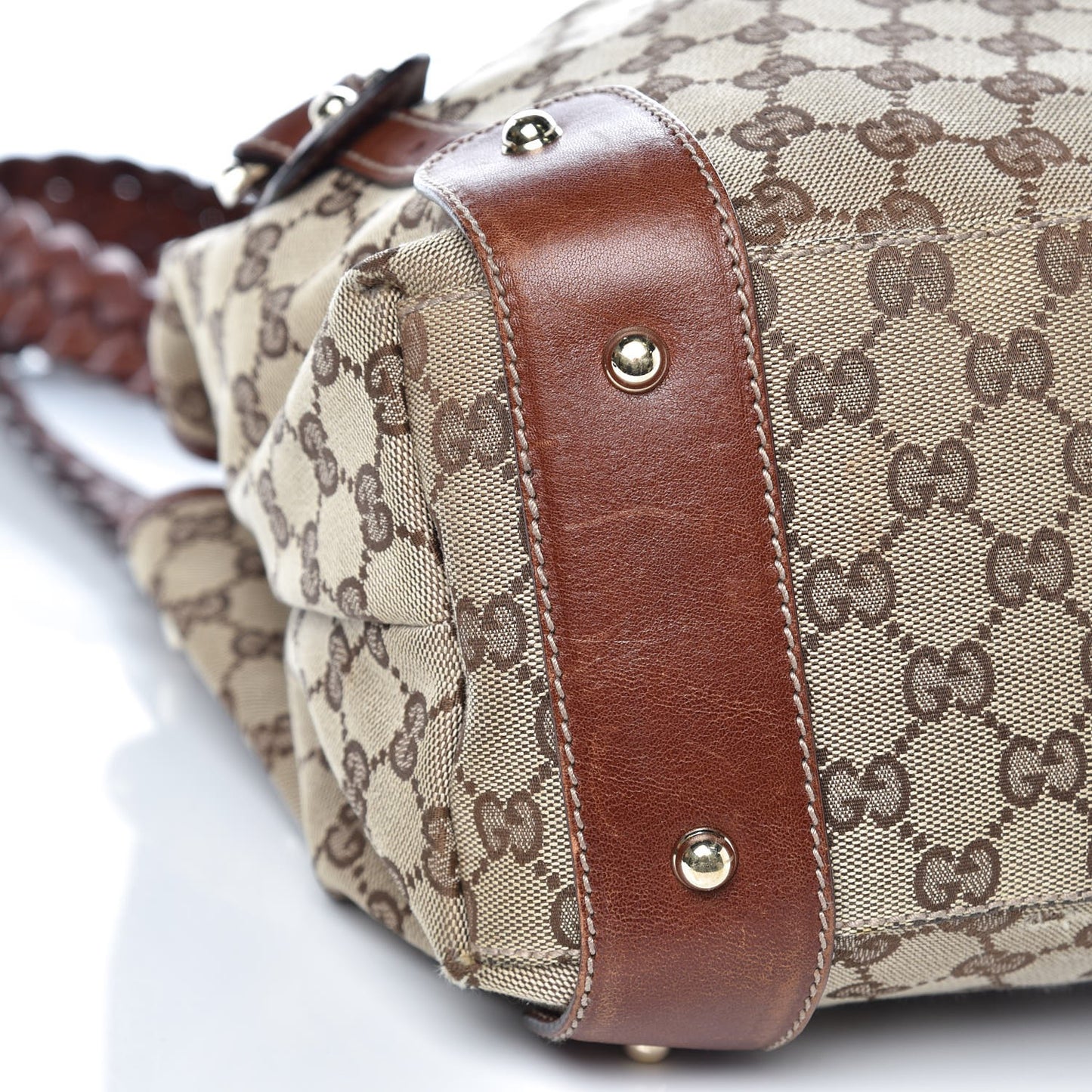 Monogram Medium Pelham Shoulder Bag Brown