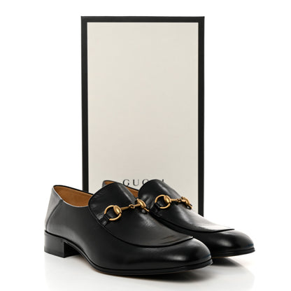 Gucci Goatskin Mens Horsebit Loafers 9.5 Black 9 of 9