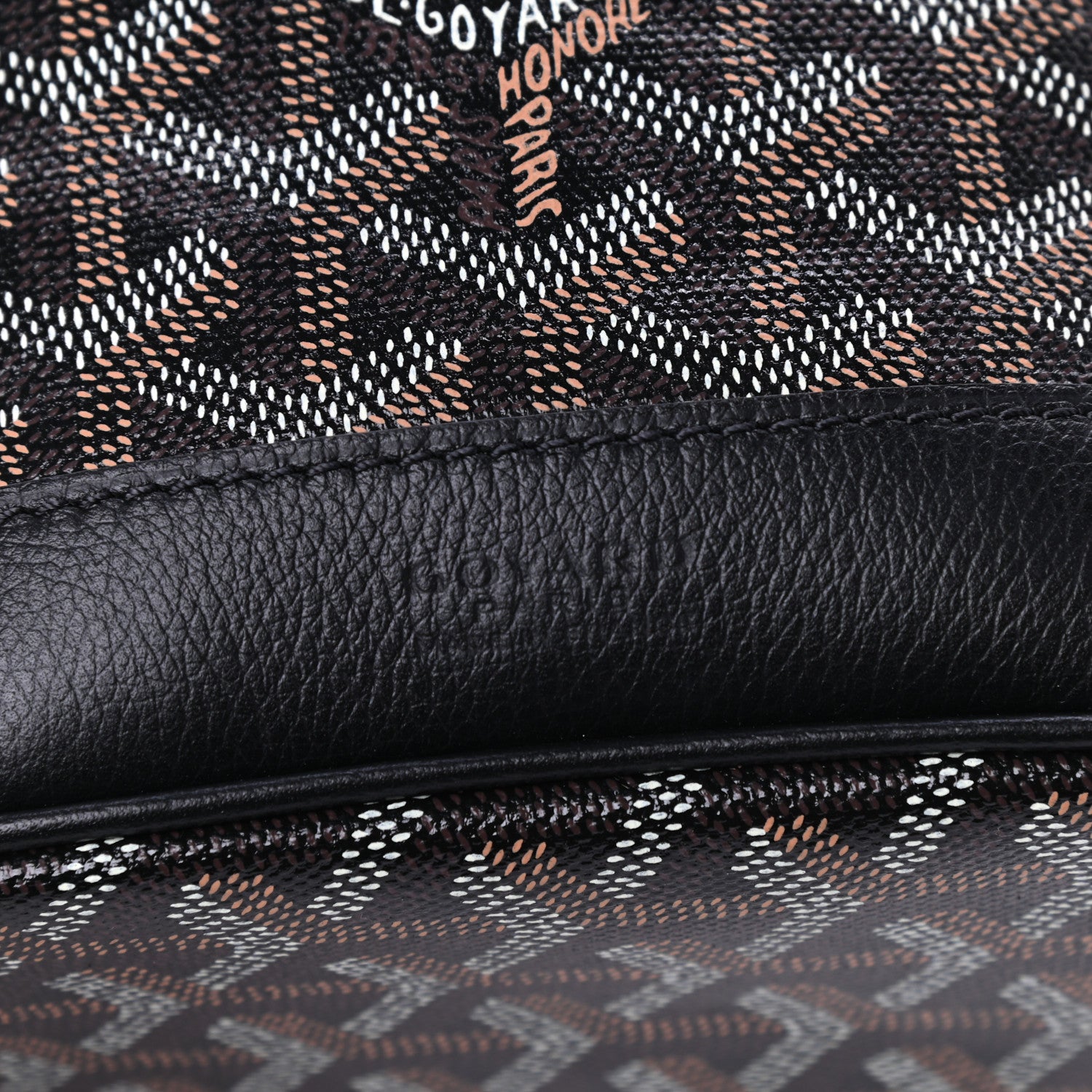 Goyard Goyardine Petit Flot Bucket Bag PM Black 6 of 9