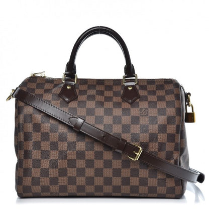 Louis Vuitton Damier Ebene Speedy Bandouliere 30 1 of 9